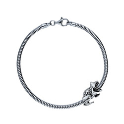 Srebrny koralik modułowy - beads - ŻABA - pr. 925