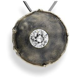 Srebrna zawieszka z cyrkonią - pr. 925