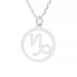 Srebrny naszyjnik ZNAK ZODIAKU KOZIOROŻEC - p. 925