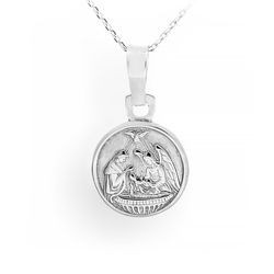 Srebrna zawieszka medalik MATKA BOSKA - srebro 925