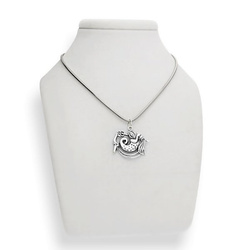 Duża zawieszka znak zodiaku WODNIK - SREBRO p 925