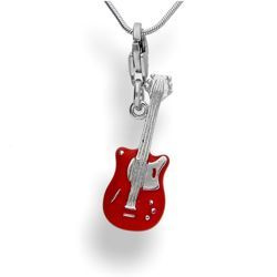 Srebrna zawieszka - charms - GITARA pr. 925