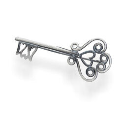 Srebrna broszka KLUCZ KLUCZYK DO SERCA SREBRO 925