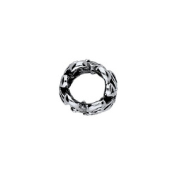 Srebrny beads, koralik modułowy z cyrkonią pr. 925