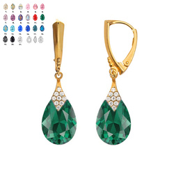 Kolczyki krople with Swarovski srebro 925 - KOLORY