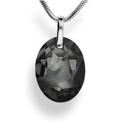 Duża zawieszka wisior with Swarovski - SREBRO 925