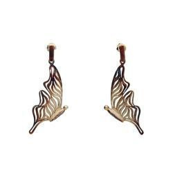 Srebrne kolczyki sztyfty motyle motyl - srebro 925