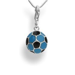 Srebrna zawieszka - charms - PIŁKA NOŻNA pr. 925